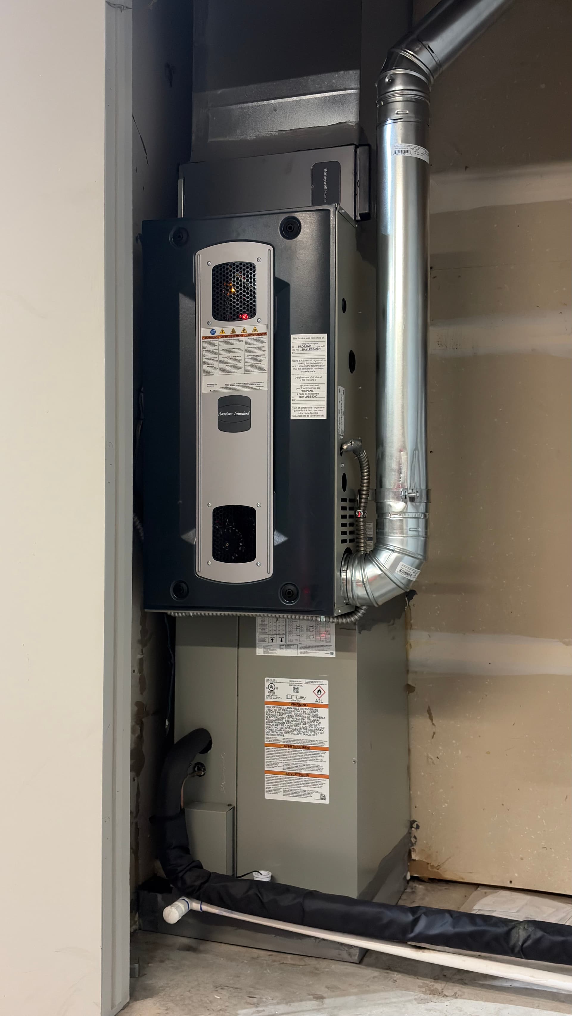 Gallery photos for High Efficiency Dual-Fuel Heat Pump System Change-Out Before and After: Image #1